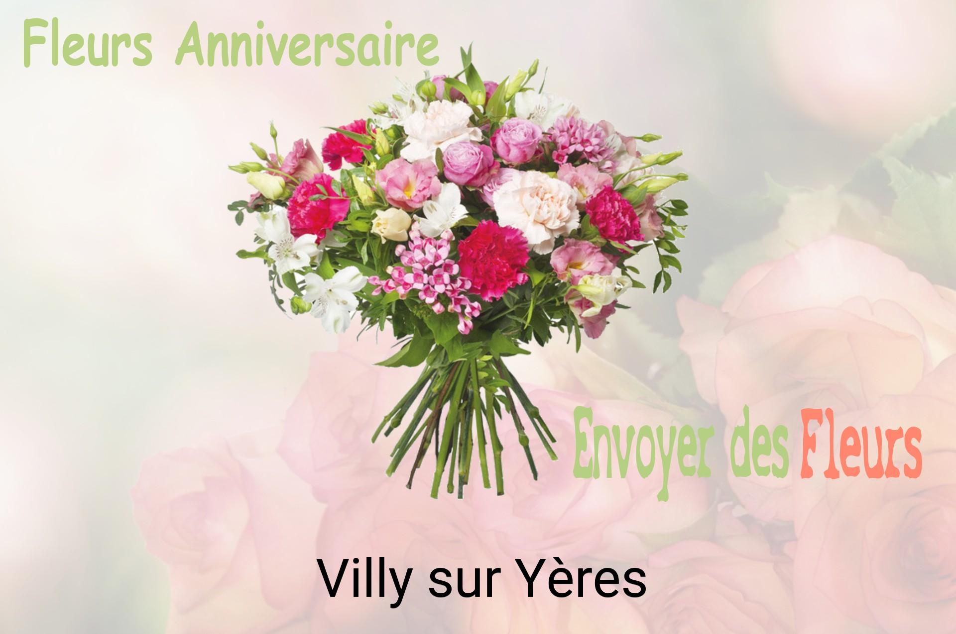 Bouquet de fleurs d’anniversaire livré à Villy-sur-Yères