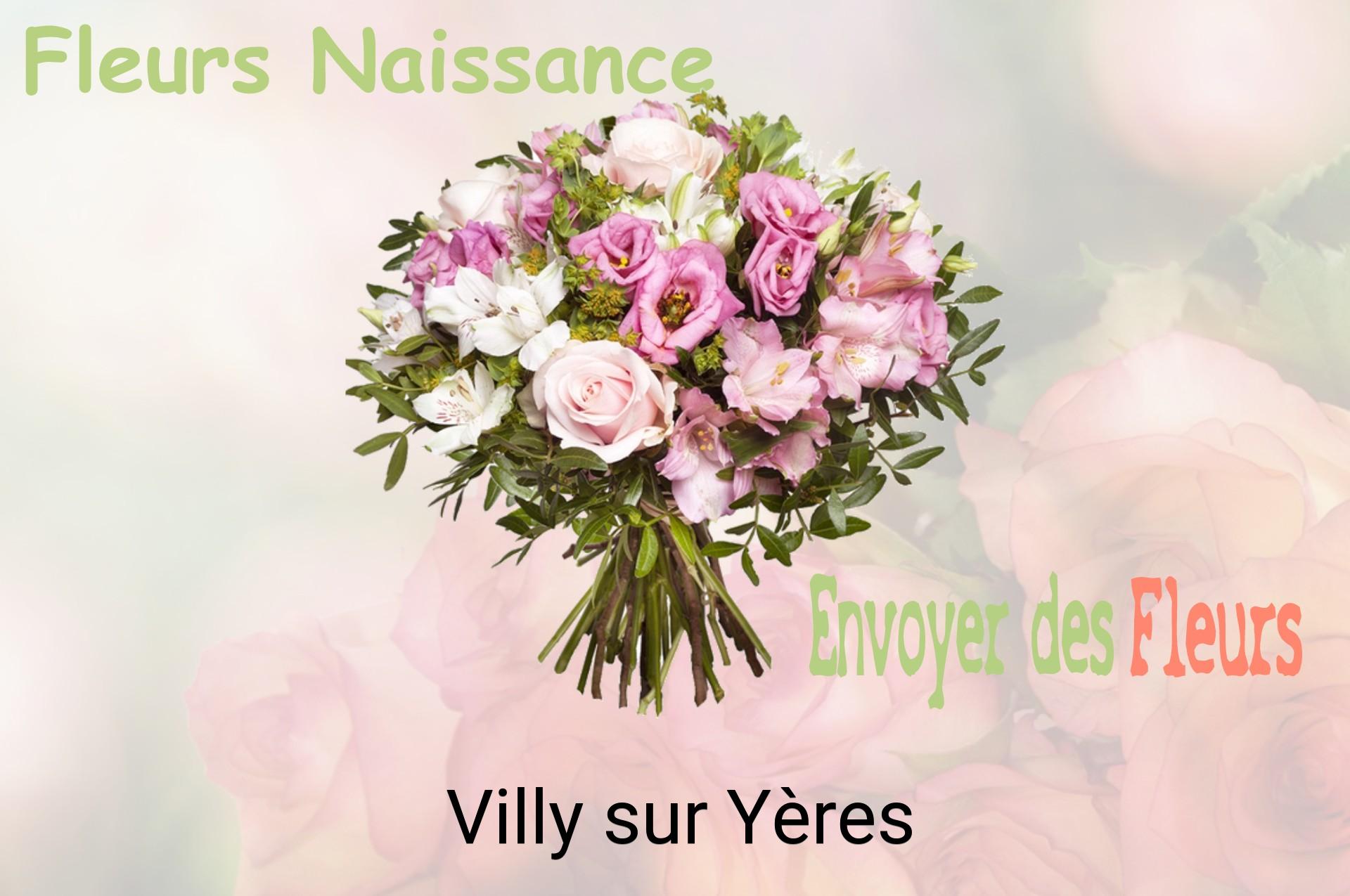 Bouquet de fleurs de naissance livré à Villy-sur-Yères