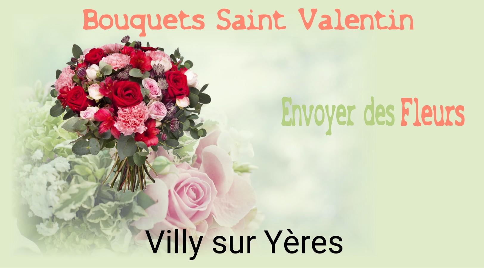 Roses de Saint-Valentin livrées à Villy-sur-Yères